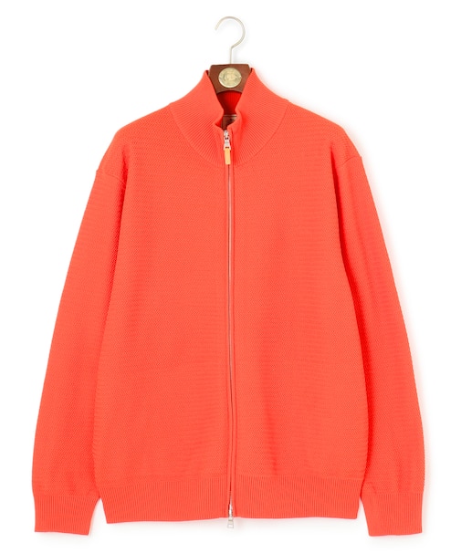 【KING SIZE】ハイツイストヘリンボン フルジップカーディガン