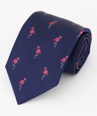 【JOKE TIE COLLECTION】フラミンゴ ネクタイ