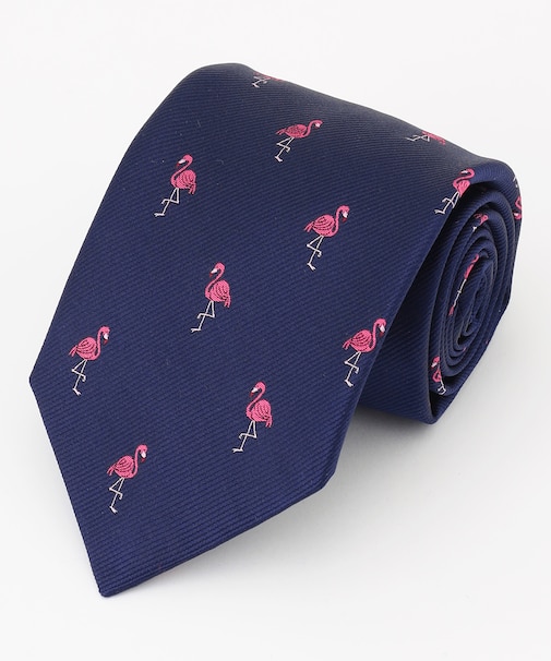 【JOKE TIE COLLECTION】フラミンゴ ネクタイ