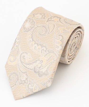 【LUXURY SILK】ペイズリー ネクタイ