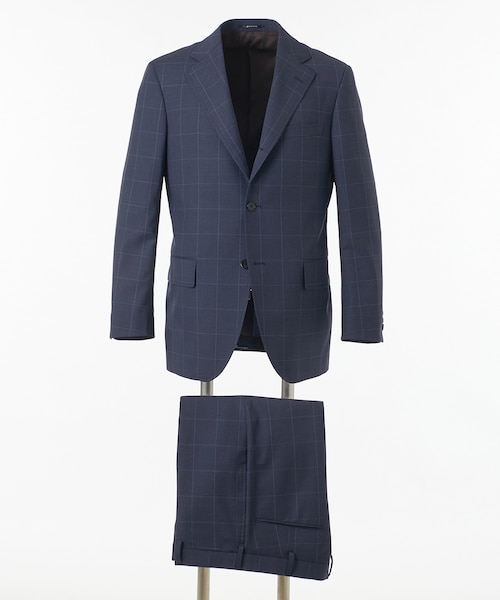 ■美品■ジェイプレス スーツ セットアップ モヘア シャドーストライプ 春夏 M セール】 【WEB・一部店舗限定】ブルーシェードストライプ