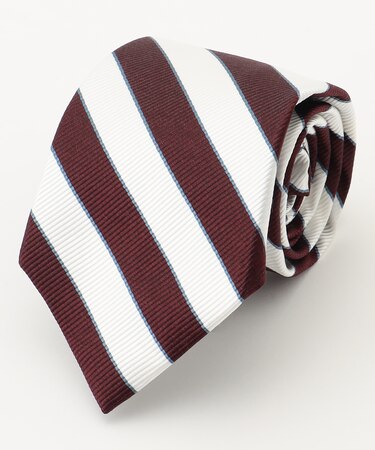 【JAPANESE TWILL&REPPE STRIPE COLLECTION】 レジメンタル ネクタイ