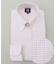 【PREMIUM PLEATS / 形態安定】スーピマコットンファンシーチェック ドレスシャツ / B.D.