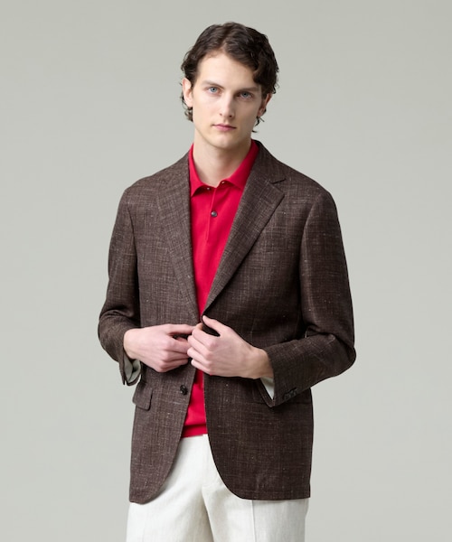 WEB・一部店舗限定】フレーキーシルクリネン ジャケット｜ジェイ