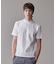 シルクのような光沢感の上品Tシャツ【UVカット / 接触冷感 / 吸水速乾】【J.PRESS PREMIUM JERSEY】ポンチモックネック Tシャツ