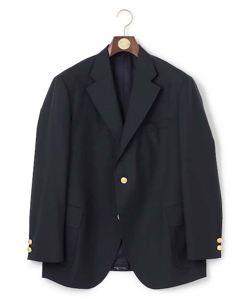 【KING SIZE】【定番 / 不朽の名作】ペピンメリノトロピカル 紺ブレザー / 金釦 / 背抜き
