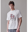 新色登場！【毎シーズン大好評】【UNISEX】ファブリックワッペン バックブルTシャツ