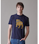 新色登場！【毎シーズン大好評】【UNISEX】ファブリックワッペン バックブルTシャツ