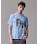 新色登場！【毎シーズン大好評】【UNISEX】ファブリックワッペン バックブルTシャツ