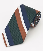 【JAPANESE SILK FRESCO TIE COLLECTION】マルチストライプ ネクタイ