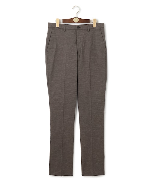 【ストレッチ】シャドウ千鳥ストレッチ ステムテーパードパンツ
