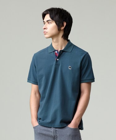 気品と愛嬌のバランスが抜群！【J.PRESS人気NO1ポロシャツ】 バックブルカノコレジメン ポロシャツ