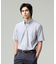 【吸水速乾 / 抗菌防臭 / 防シワ】【J.PRESS OXFORD JERSEY】カノコインレイマイクロストライプ 半袖シャツ / B.D.