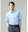 【吸水速乾 / 抗菌防臭 / 防シワ】【J.PRESS OXFORD JERSEY】カノコインレイマイクロストライプ 半袖シャツ / B.D.