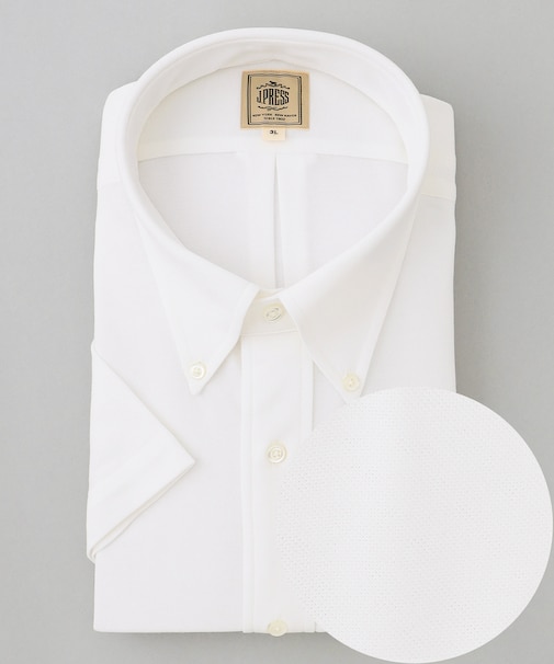 【KING SIZE】【J.PRESS OXFORD JERSEY】カノコインレイ パッチポケットシャツ / B.D.