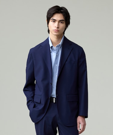 品格とゆとりの調和【盛夏対応 / 洗える】リラックスセットアップ ジャケット