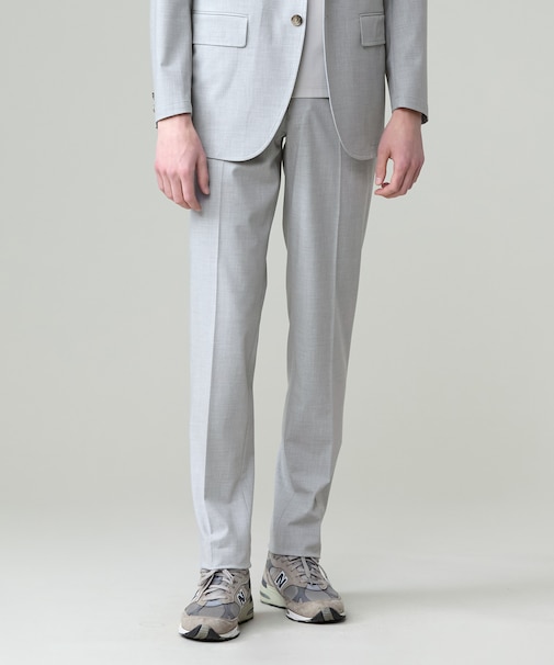 品格とゆとりの調和【盛夏対応 / 洗える】リラックスセットアップ パンツ