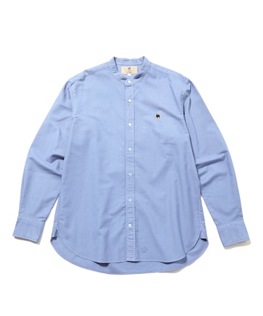 このさりげなさが大人気【IVY COLLECTION】【UNISEX】バックブルオックスガーメントダイ シャツ