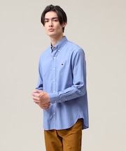 このさりげなさが大人気【IVY COLLECTION】【UNISEX】バックブルチェックガーメントダイ シャツ / B.D.