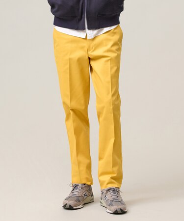 洗練されたシルエットと機能美【ストレッチ】トリコチン ステムテーパードパンツ