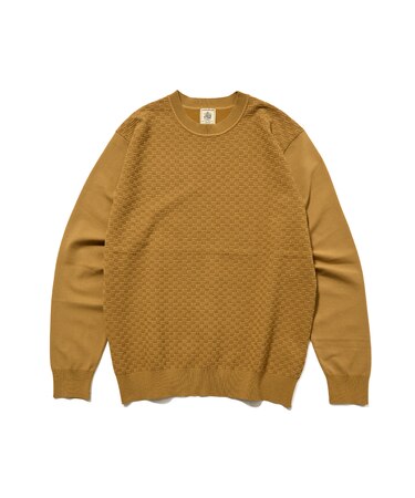 【ストレッチ / イージーケア】【FLEX YARN】クルーネック ニット