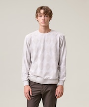 アーガイルワントーンリンクス ロングスリーブ Tシャツ