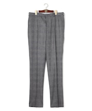 【KING SIZE】【ストレッチ / 洗える】トリートメントウールグレナガード スラックス