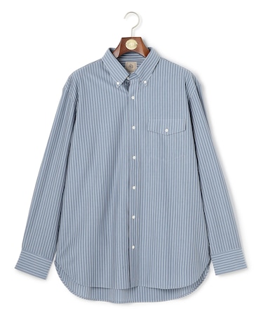 【KING SIZE】【KANEMASA JERSEY】ストライプボタンダウン シャツ