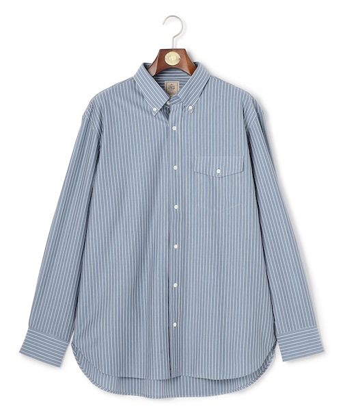 【KING SIZE】【KANEMASA JERSEY】ストライプボタンダウン シャツ