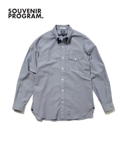 【J.PRESS ORIGINALS】【UNISEX】Cotton Dangary B.D. Shirt / Baggy-Fit