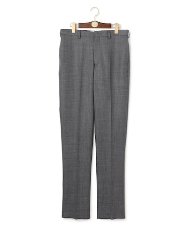 【定番 / セットアップ対応】マナードシルクホームスパン ガンクラブチェック スラックス