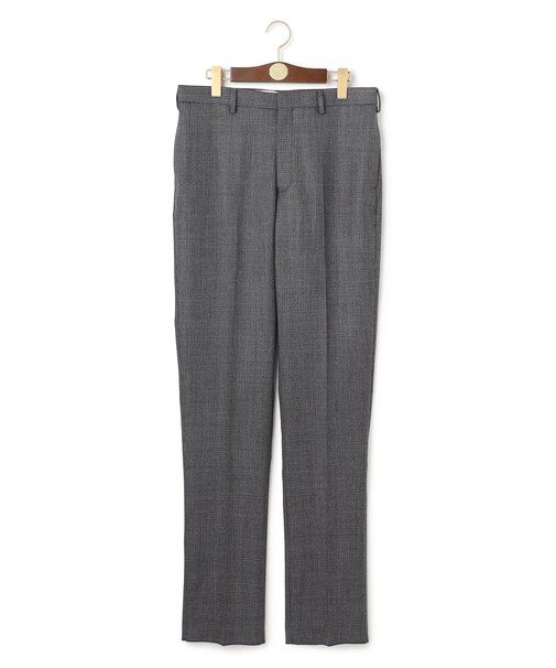 【定番 / セットアップ対応】マナードシルクホームスパン ガンクラブチェック スラックス