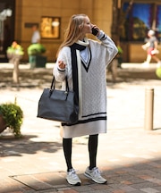 【J.PRESS ORIGINALS × CLUEL】チルデンニットワンピース