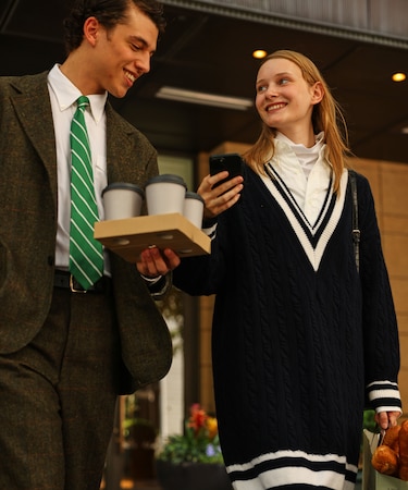 【J.PRESS ORIGINALS × CLUEL】チルデンニットワンピース