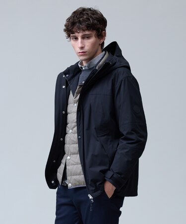 3シーズン着られる贅沢【3WAY SYSTEM / 撥水 / ストレッチ】マウンテンパーカー / ダウンライナーデタッチャブル