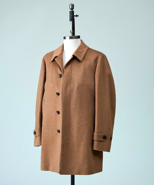 ウールとカシミヤの品格素材【定番】ウールカシミヤビーバー ドレスショートコート_25年モデル