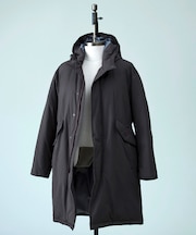 真冬の上質ドレスダウン【軽量 / 保温性 / 撥水性 / 透湿】ストレッチタフタ ADSモッズダウン コート