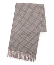 リバーシブルカシミヤ チェックマフラー