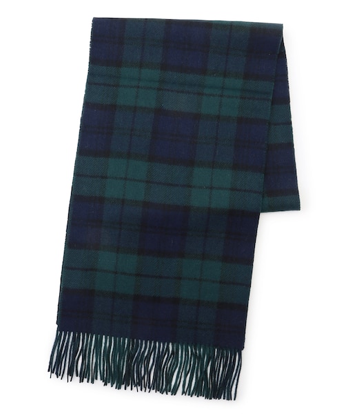 リバーシブル カシミヤマフラー