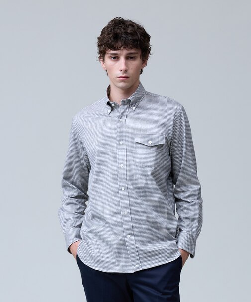 【KANEMASA JERSEY】ネルジャージータッターソール シャツ / B.D.