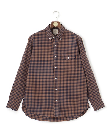【WEB・一部店舗限定】フランネルギンガムチェックシャツ / B.D.
