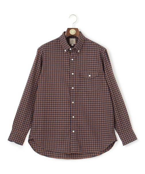 【WEB・一部店舗限定】フランネルギンガムチェックシャツ / B.D.