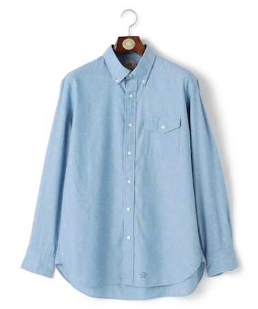 【WEB・一部店舗限定】インディゴ シャンブレー シャツ
