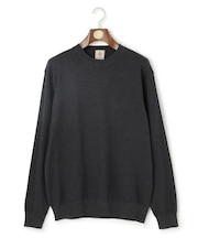 【WEB・一部店舗限定】レーヨンナイロンクルーネック ニット