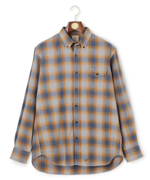 【WEB・一部店舗限定】チェックフランネル シャツ / B.D.
