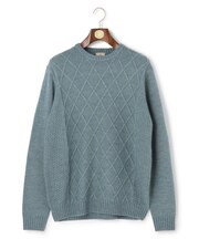 【WEB・一部店舗限定】ケーブルクルーネック ニット