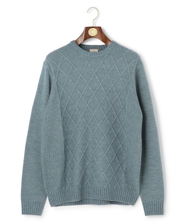 【WEB・一部店舗限定】ケーブルクルーネック ニット