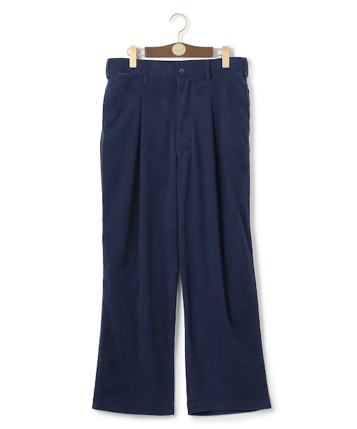 【WEB・一部店舗限定】トリコットコーデュロイ 1タックトラウザー