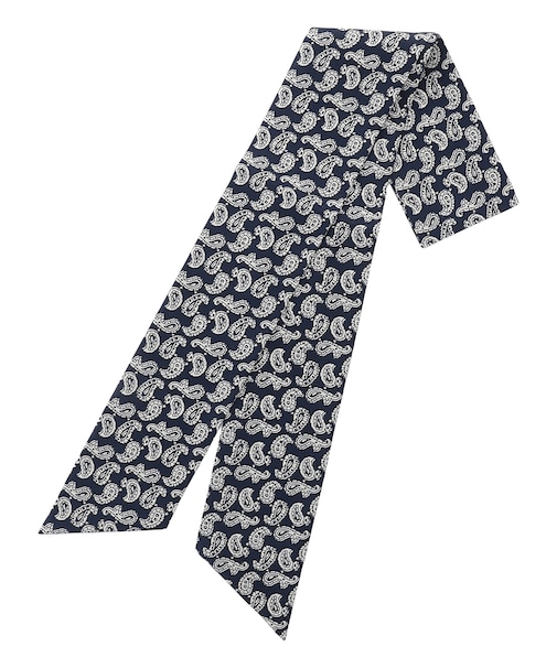 ハンドプリントペイズリー ネッカチーフ