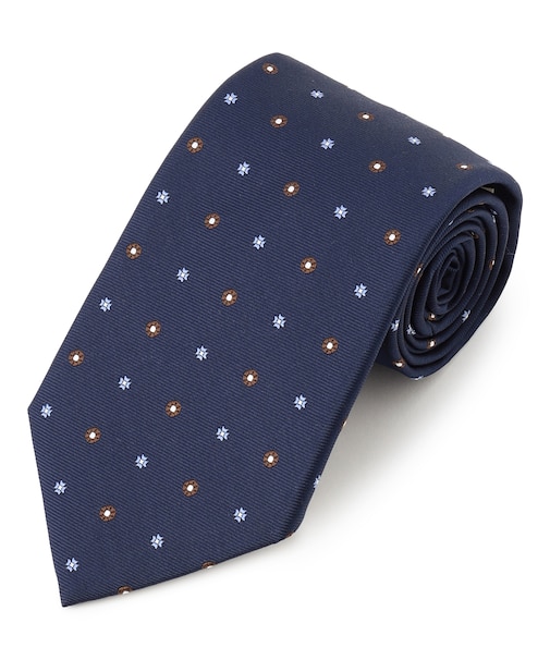 【VINTAGE JACQUARD COLLECTION】小紋柄 ネクタイ